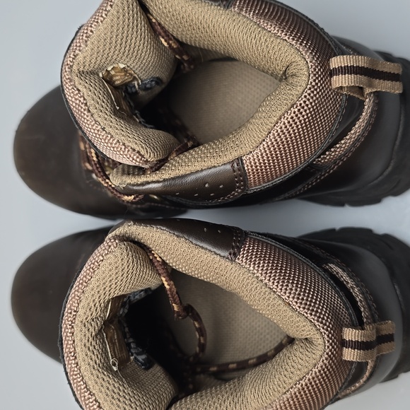 Deer Stags Gorp Hiking Boots Boys Size 1.5M Brown Thinsulate Insulation Leather - Picture 16 of 16